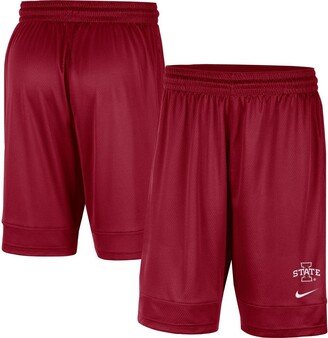 Men's Cardinal Iowa State Cyclones Fast Break Team Performance Shorts