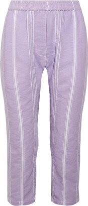 Cropped Pants Lilac-AA