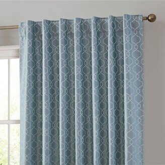 Franklin Moroccan 100% Complete Blackout Thermal Insulated Energy Savings Heat/Cold Blocking Back Tab Rod Pocket Curtain Drapery for Bedroom &