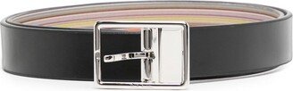 Artist Stripe reversible buckle belt