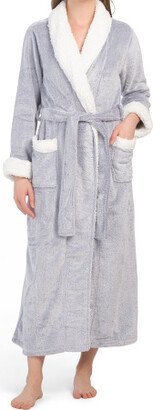 TJMAXX Sherpa Long Robe For Women