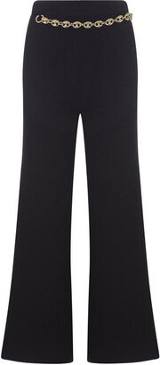 Wide Leg Trousers With Belt-AA