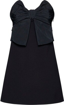 Bow Detailed Sleeveless Mini Dress