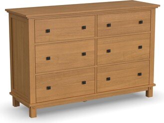 Homestyles Oak Park Brown Wood Dresser