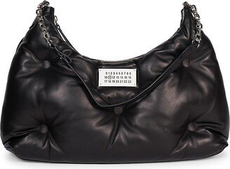 Glam Slam Padded Leather Hobo Bag