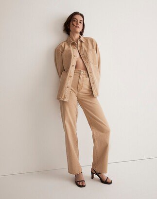 The Perfect Vintage Wide-Leg Jean in Light Chestnut Wash: Botanical-Dye Edition