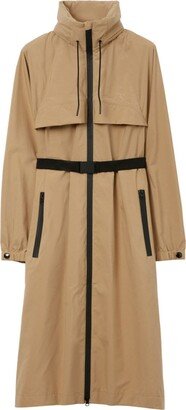 Belted Hooded Coat-AC