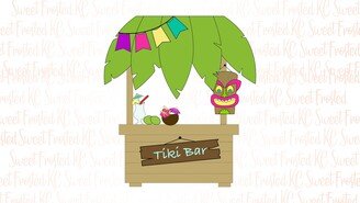 Tiki Bar Cookie Cutter