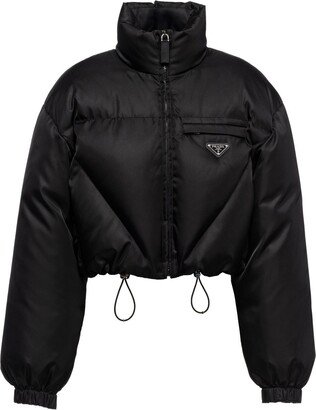 Logo-Plaque Down Jacket