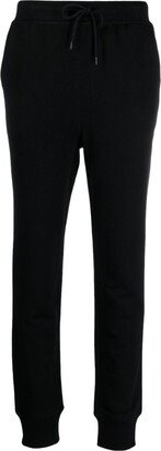 Drawstring-Waist Cotton Track Pants-AJ