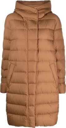 Funnel-Neck Padded Puffer Jacket-AA