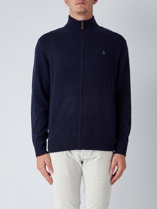 Long Sleeve Full Zip Sweater-AB