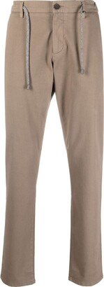 Drawstring Cotton Chinos