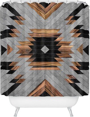 Zoltan Ratko Urban Tribal Pattern No6 Made to Order Shower Curtain 71 x 74 with Liner