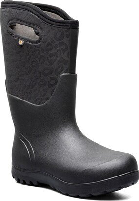 Neo Classic Tonal Leopard Waterproof Rain Boot