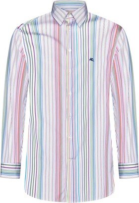 Striped Buttoned Shirt-AE