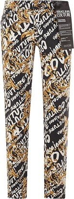 Graphic Printed Skinny Jeans