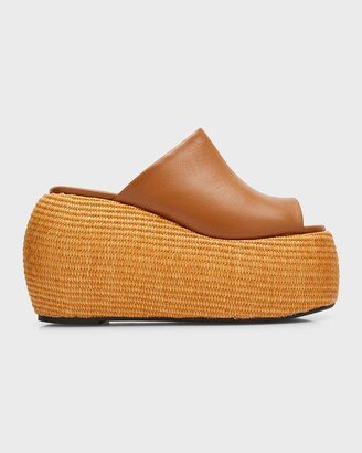 Bubble Wedge Platform Espadrilles