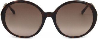 Dagna Round Frame Sunglasses