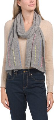 TJMAXX Cashmere Cable And Cords Scarf