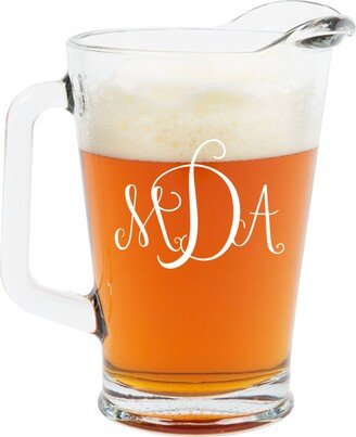 Engraved Glass Pitcher Gift Customized With Your Personalized Monogram