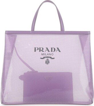 Logo Detailed Top Handle Bag-AS