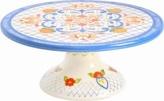 Tierra 12 Hand-Painted Cake Stand