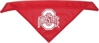 The Worthy Dog The License House Ohio State Buckeyes Dog Mesh Bandana - Scarlet - S