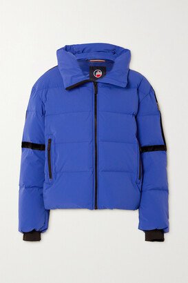 Barsy Hooded Quilted Down Ski Jacket - Blue