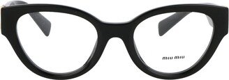 Cat-Eye Frame Glasses-AC