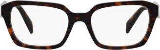 Prada Eyewear Pr 14zv Havana Glasses