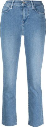 Raw-Cut Cropped Jeans-AB