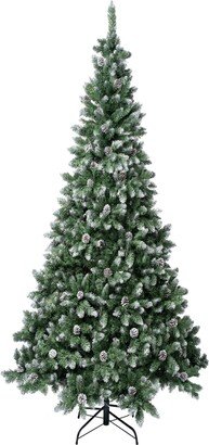 National Tree Company 7.5 ft. Oakley Hills Snow Hinged Tree