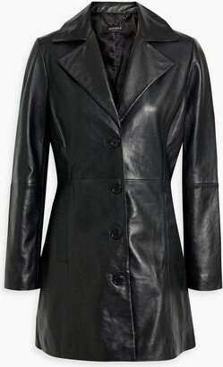 Aline leather coat