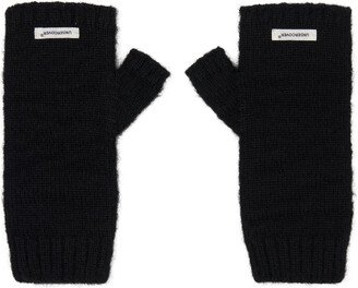 Black Logo Gloves