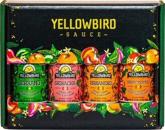 Yellow Bird 4-Pack 2.2-Ounce Organic Hot Sauce Sampler