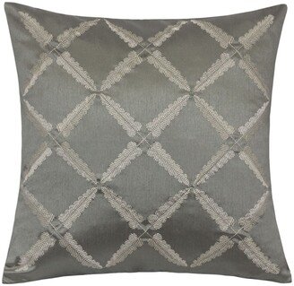 Sonia Embroidery Square Decorative Throw Pillow