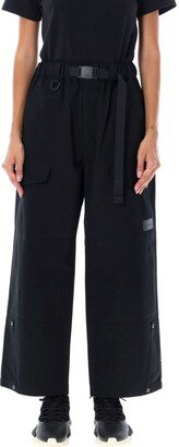 Wide-Leg Cargo Trousers-BJ