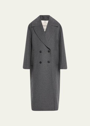 Rohe Women Oversized Wool Double-Breasted Coat