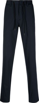 Boggi Milano Drawstring-Waist Straight-Leg Trousers