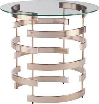 Bevmar End Table - Champagne - Aiden Lane