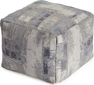 Biarritz Pouf Gray/Ivory