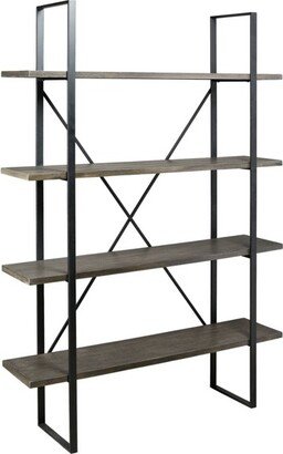 Gilesgrove Bookcase Black/Gray