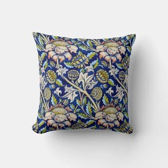 Blue Floral - William Morris Throw Pillow Cover- Nature Case cm Cushion Cover, Art Home Decor Gifts
