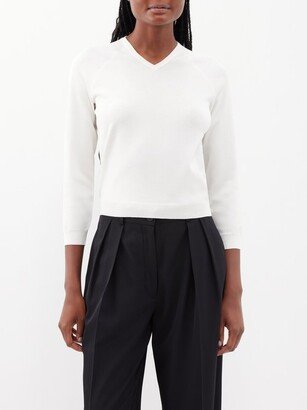 Corin V-neck Silk-blend Sweater