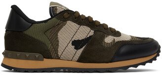 Khaki Camo Mesh Rockrunner Sneakers