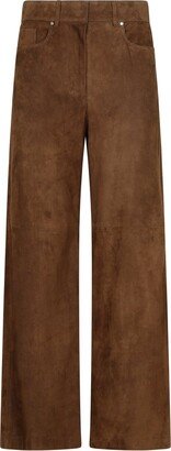 'S Max Mara High Waist Straight Leg Trousers