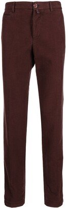 Logo-Tag Straight-Leg Trousers