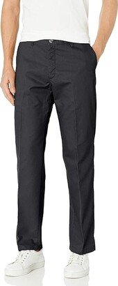 Men's Total Freedom Relaxed Classic Fit Flat Front Pants (Black) Clothing