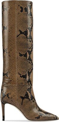 Animal Motif Knee-Length Boots